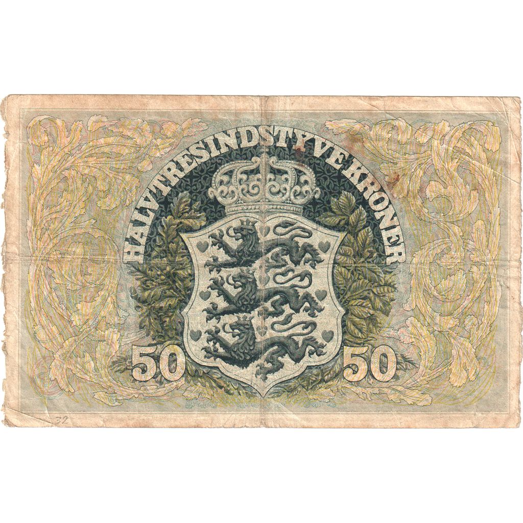Dania, 
  
  50 koron, 
  
  1941
