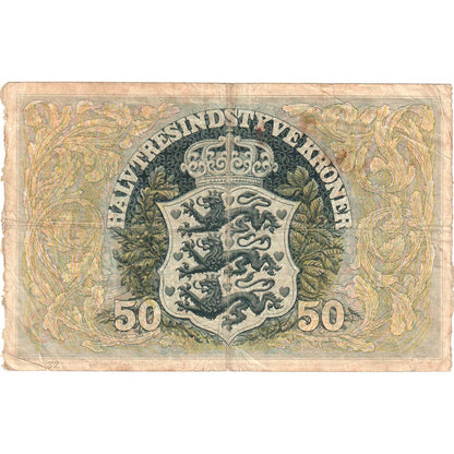 Dania, 
  
  50 koron, 
  
  1941