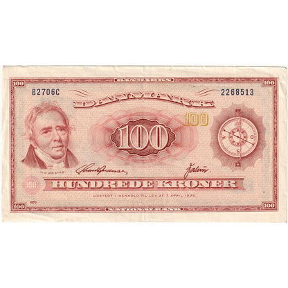 Dania, 
  
  100 koron, 
  
  WF(40-45)
