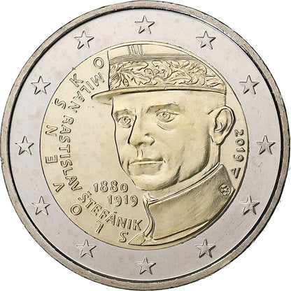 Słowak, 
  
  2 euro, 
  
  2019