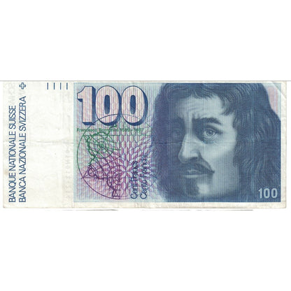 Banknot, 
  
  Szwajcaria, 
  
  100 Franków