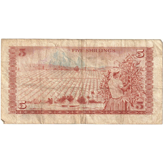 Kenia, 
  
  5 szylingów, 
  
  1978