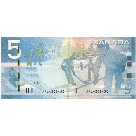 Kanada, 
  
  5 dolarów, 
  
  UA(55-58)