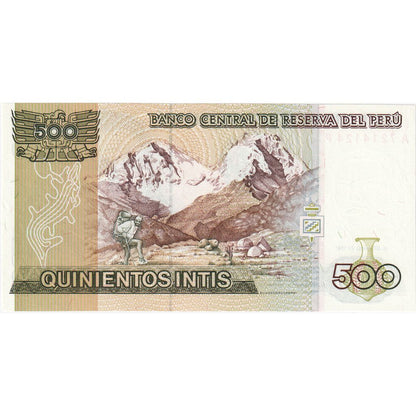 Peru, 
  
  500 Intisów, 
  
  1987-06-26