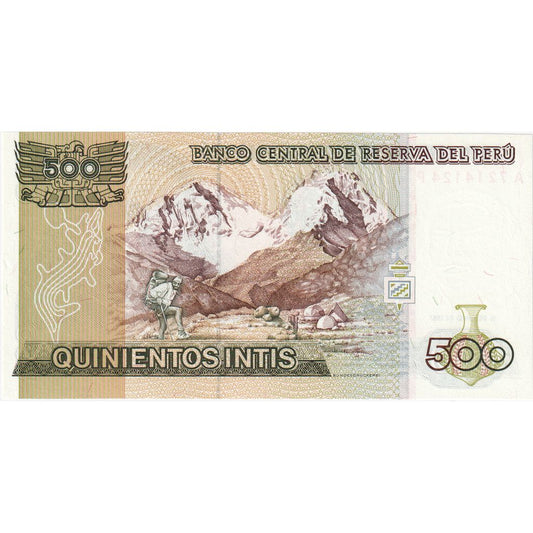 Peru, 
  
  500 Intisów, 
  
  1987-06-26