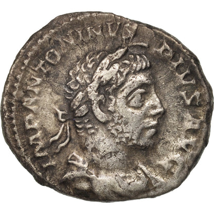 Moneta, 
  
  Heliogabal, 
  
  Denar