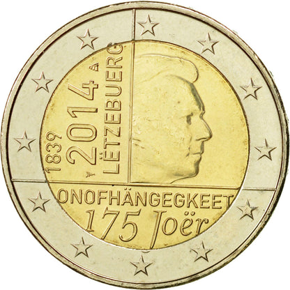 Luksemburg, 
  
  2 euro, 
  
  Londyn