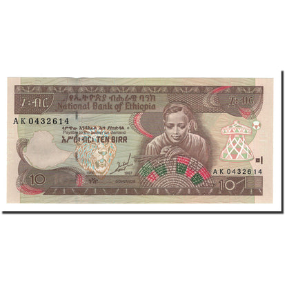 Banknot, 
  
  Etiopia, 
  
  10 Birr