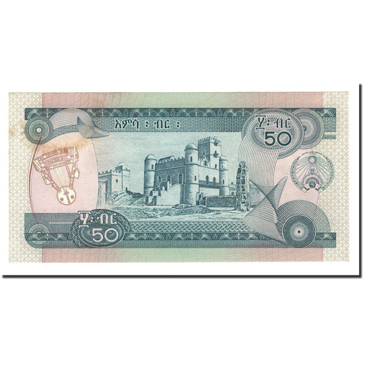 Banknot, 
  
  Etiopia, 
  
  50 Birr