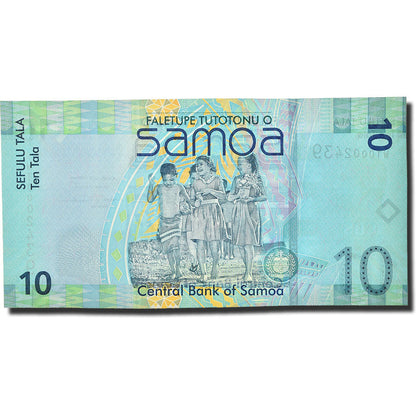 Banknot, 
  
  Samoa Zachodnie, 
  
  10 Tala
