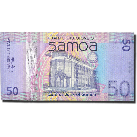 Banknot, 
  
  Samoa Zachodnie, 
  
  50 Tali