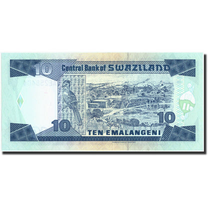 Banknot, 
  
  Suazi, 
  
  10 Emalangeni