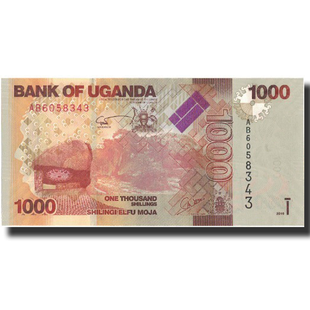 Banknot, 
  
  Uganda, 
  
  1000 szylingów