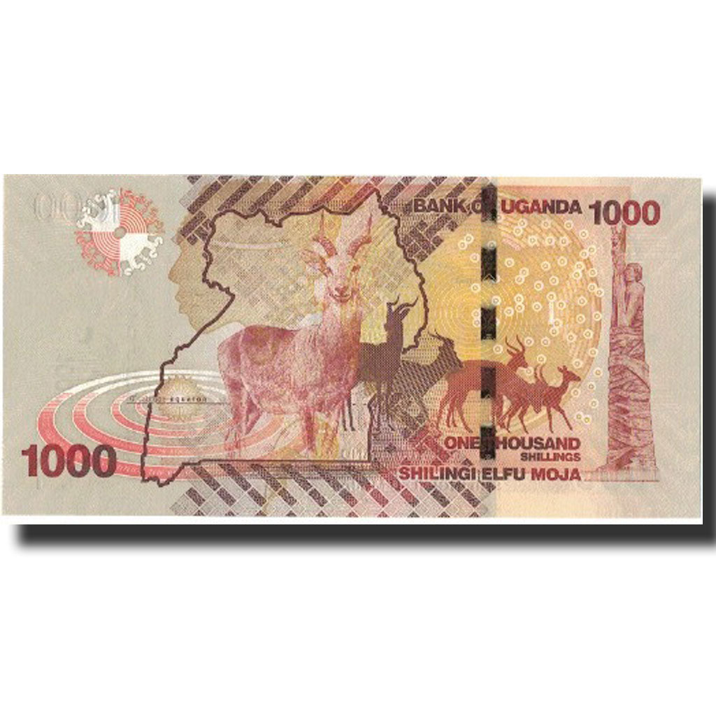Banknot, 
  
  Uganda, 
  
  1000 szylingów