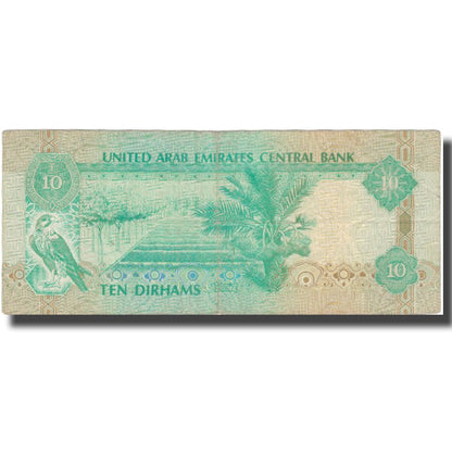 Banknot, 
  
  Emiraty Arabskie, 
  
  10 dirhamów