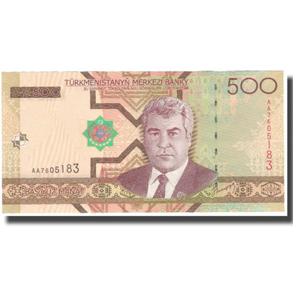 Banknot, 
  
  Turkmenistan, 
  
  500 Manatów