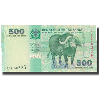 Banknot, 
  
  Tanzania, 
  
  500 Shilingi