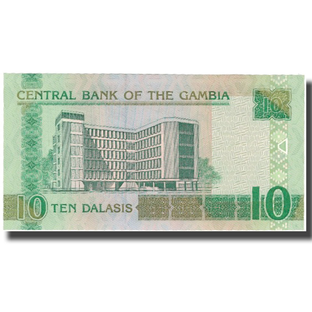 Banknot, 
  
  Gambia, 
  
  10 Dalasis