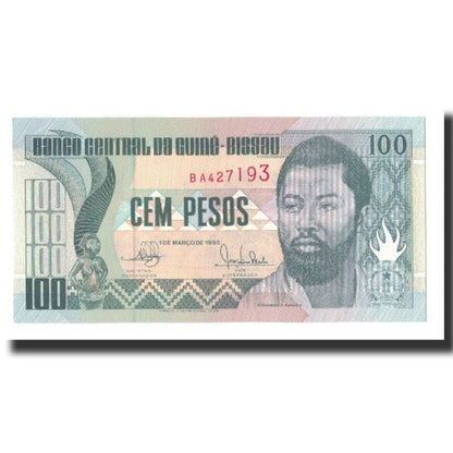 Banknot, 
  
  Gwinea Bissau, 
  
  100 peso