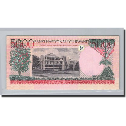 Banknot, 
  
  Rwanda, 
  
  5000 franków