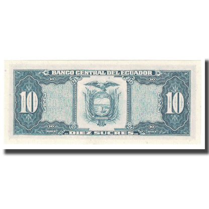 Banknot, 
  
  Ekwador, 
  
  10 Sucre