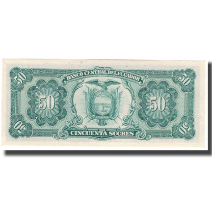 Banknot, 
  
  Ekwador, 
  
  50 Sucre