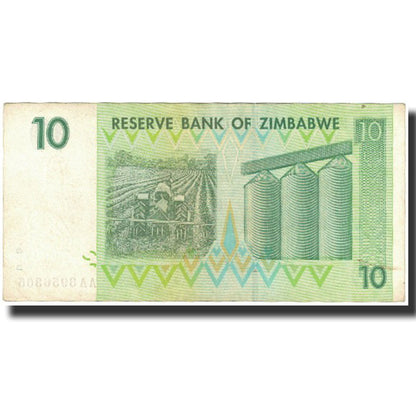 Banknot, 
  
  Zimbabwe, 
  
  10 dolarów