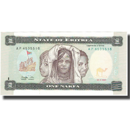Banknot, 
  
  Erytrea, 
  
  1 Nakfa