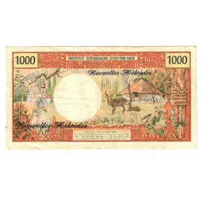 Banknot, 
  
  Nowe Hebrydy, 
  
  1000 franków