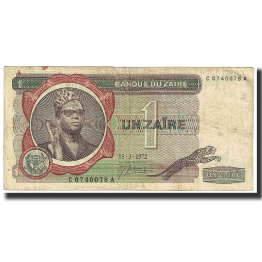Banknot, 
  
  Zair, 
  
  1 Zair
