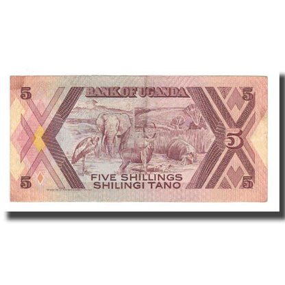 Banknot, 
  
  Uganda, 
  
  5 szylingów