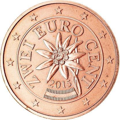 Österreich, 
  
  2 eurocenty, 
  
  2015