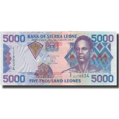 Banknot, 
  
  Sierra Leone, 
  
  5000 Leonów