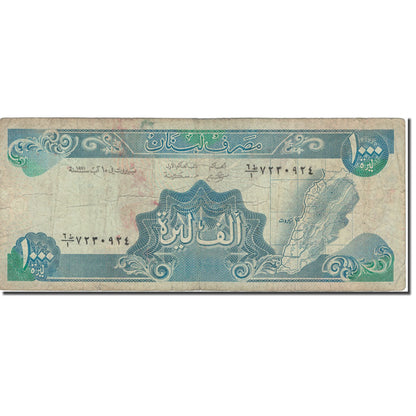 Banknot, 
  
  Liban, 
  
  1000 liwrów