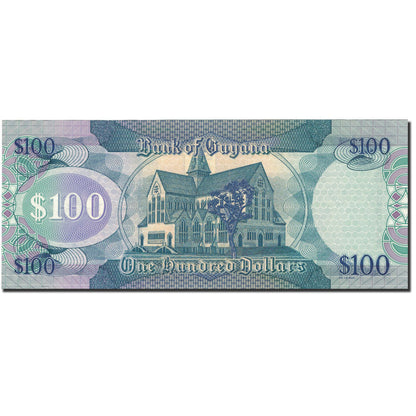 Banknot, 
  
  Gujana, 
  
  100 dolarów