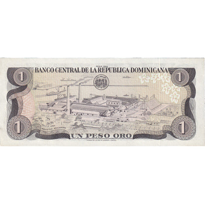 Banknot, 
  
  Dominikana, 
  
  1 peso Oro