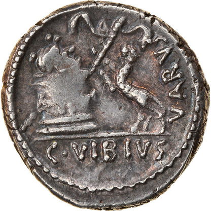 Moneta, 
  
  Vibia, 
  
  Denar