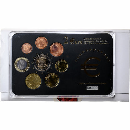 Luksemburg, 
  
  Setze 1 ct. - 2 euro, 
  
  2002 do 2007